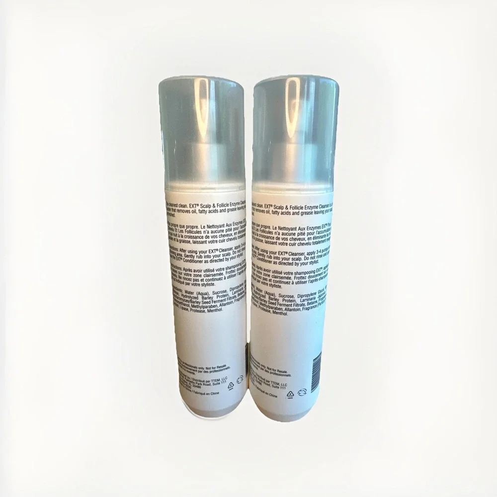 ✅️ EXT Extreme Hair‎ Therapy Scalp & Follicle Enzyme Cleanser NEW 8oz (Two Pack)